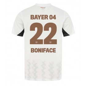 Bayer Leverkusen Victor Boniface #22 Borta Kläder 2024-25 Kortärmad